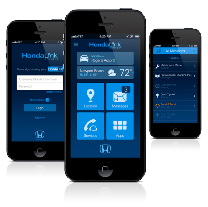 HondaLink™ Next Generation whiteknee